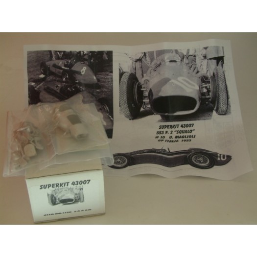 Super Kit Ferrari 533 Formula 2 "Squalo" #10 U. Maglioli Gp Italia 1953 Metal Kit 1:43